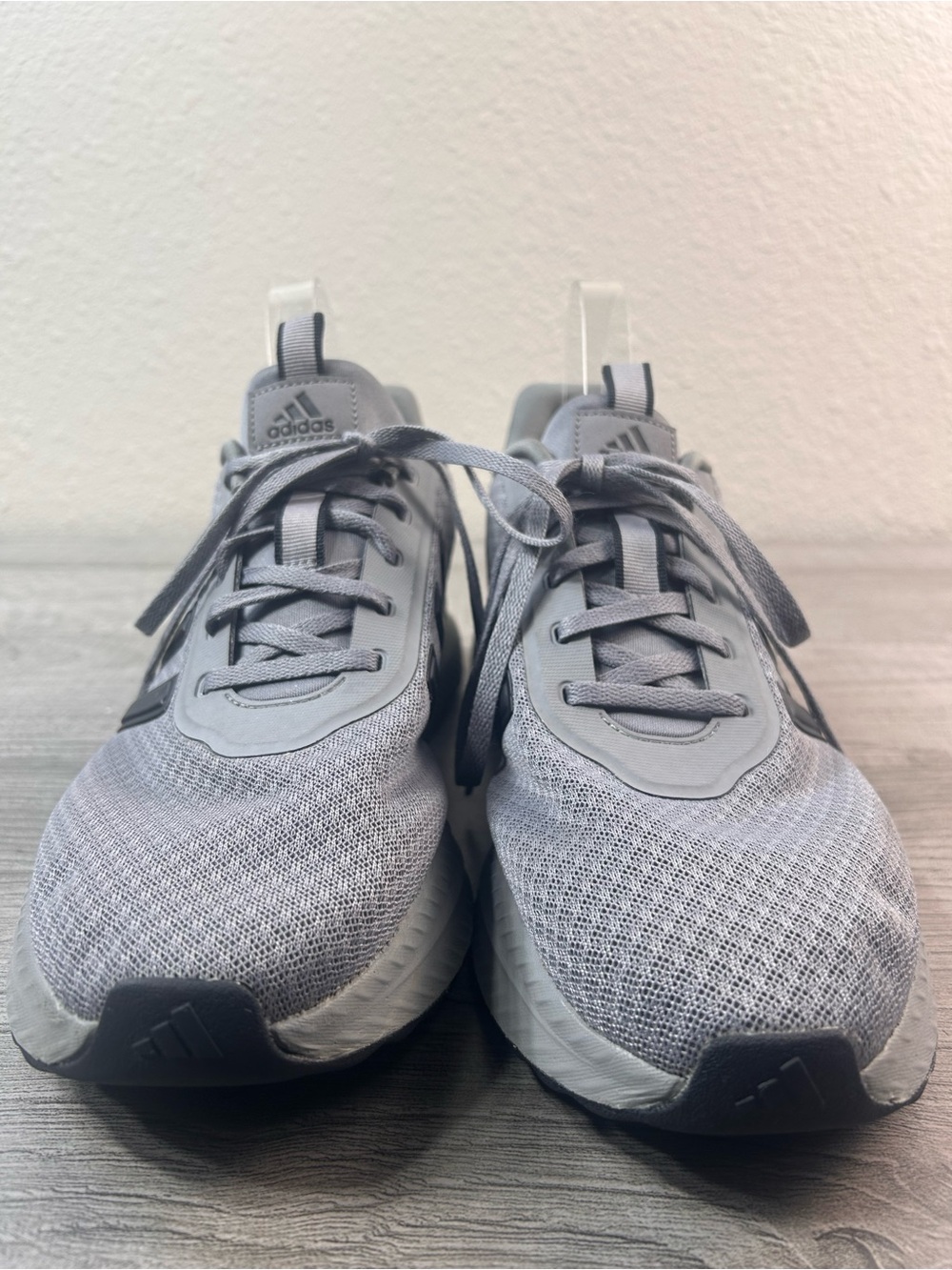 Adidas Runfalcon 3.0 Cloudfoam Gray Black Running Shoes Men’s Athletic Size 9 - Picture 4 of 10